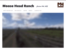 Tablet Screenshot of mooseheadranch.com